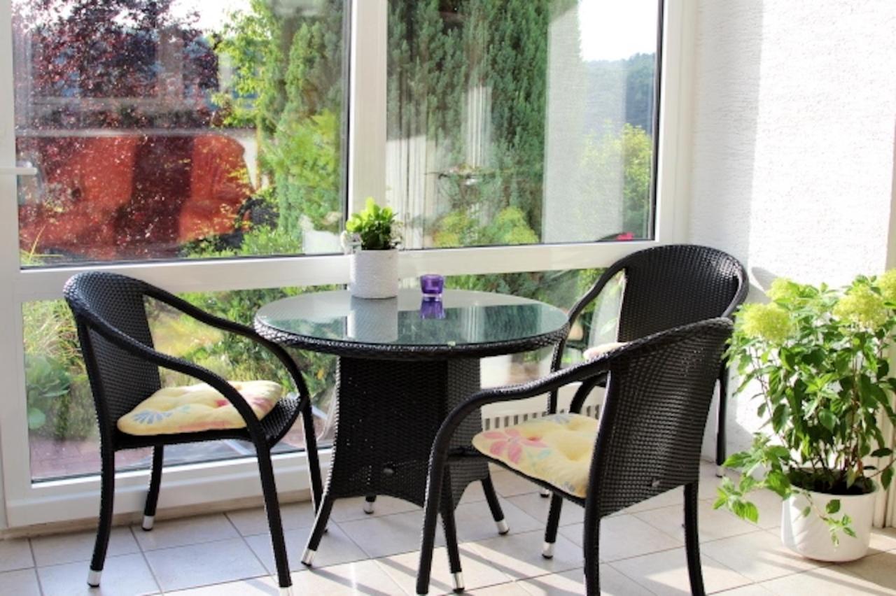 Ferienwohnung Fuldatalblick Bagian luar foto